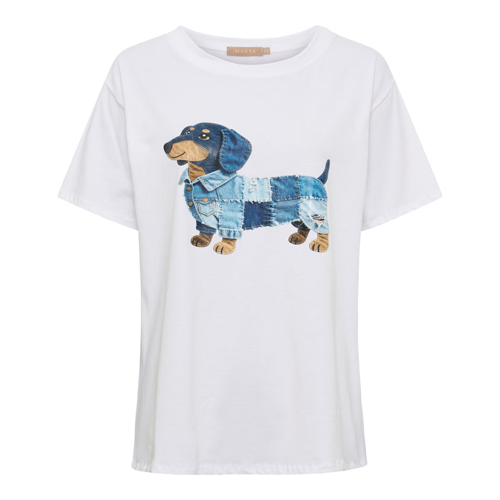 MARTA DU CHATEAU - T-SHIRT - INGE - 0532 - WHITE