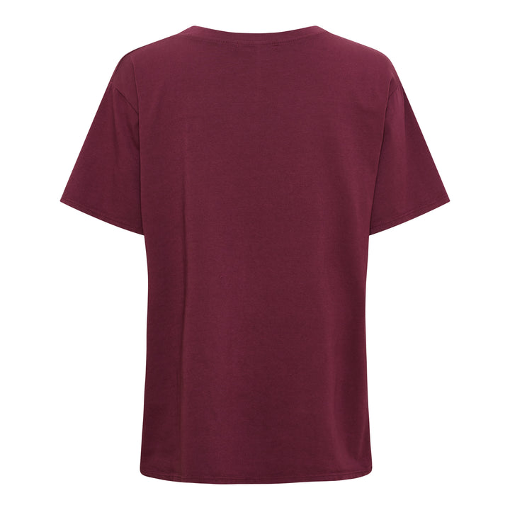 MARTA DU CHATEAU - T-SHIRT - INGE - 0532 -  BORDEAUX