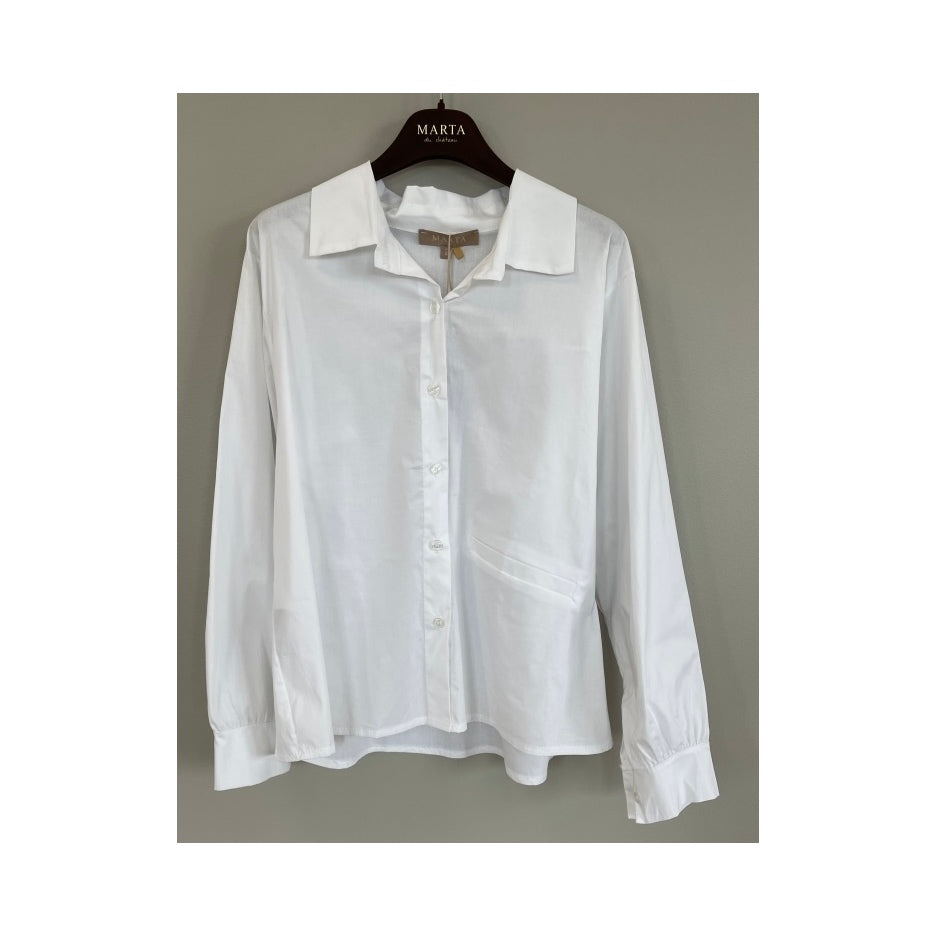 MARTA DU CHATEAU - SKJORTE - VAILA 8926 - WHITE