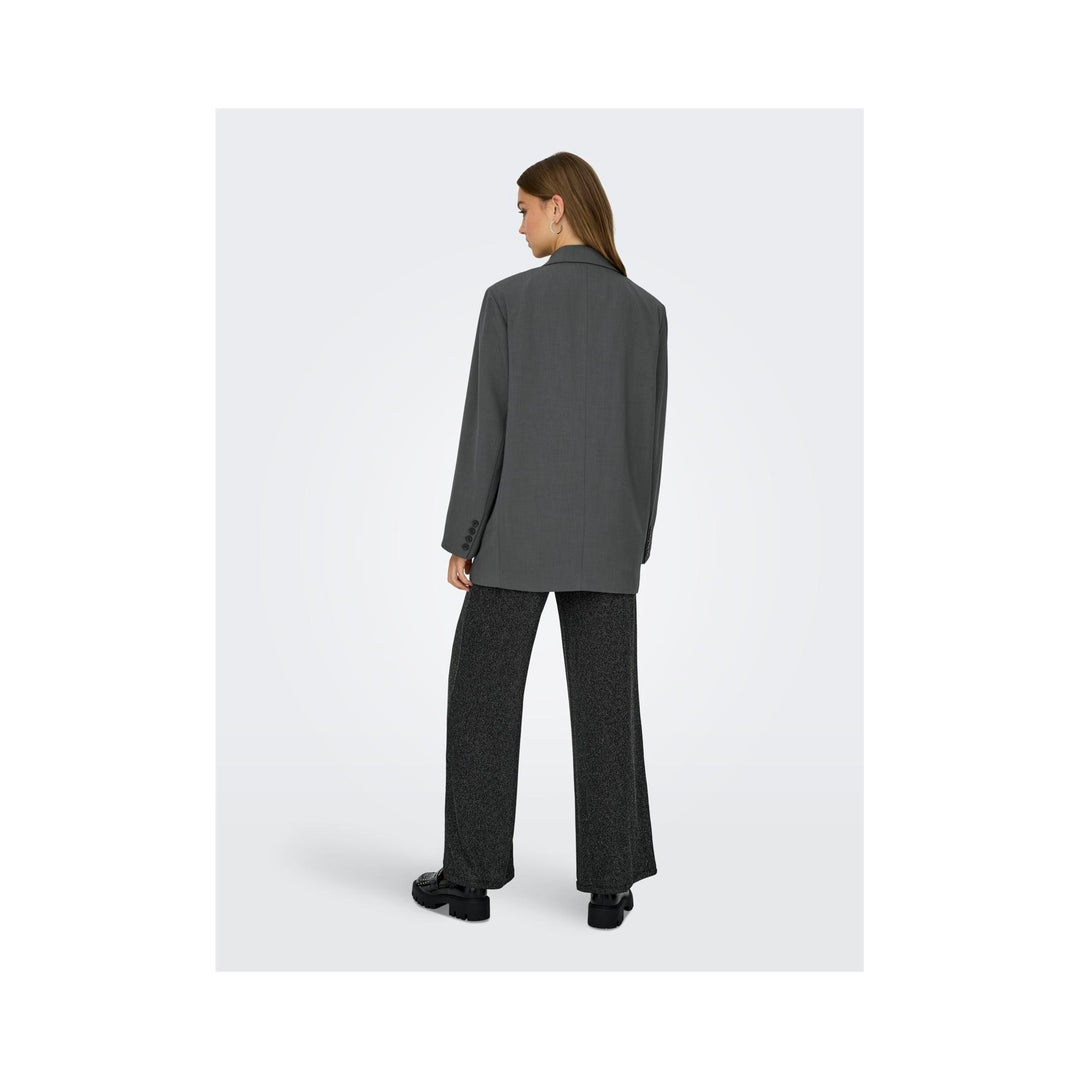 ONLY - BLAZER - SVEA LIFE OVERSIZE - 15351075 - DARK GREY MELLANGE