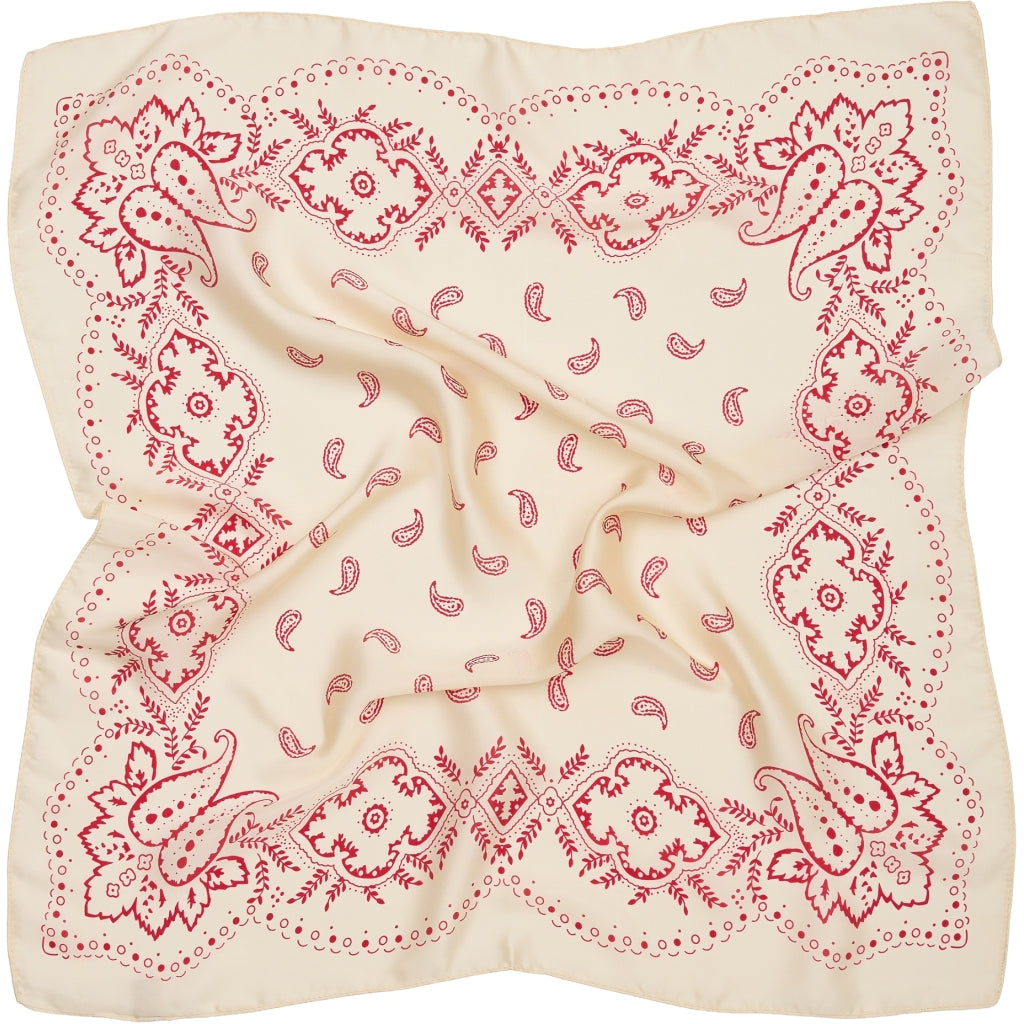MARTA DU CHATEAU - TØRKLÆDE - JULINE 31232 - WHITE/RED