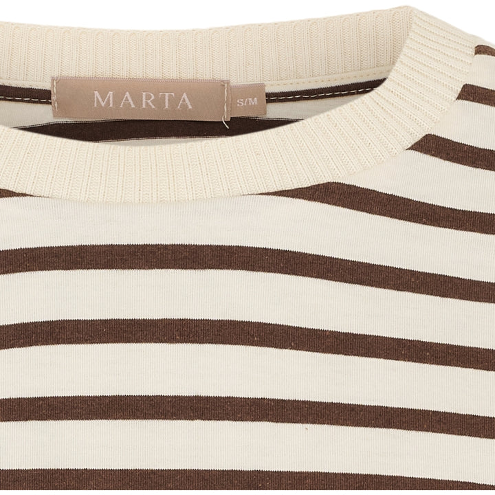 MARTA DU CHATEAU - T-SHIRT - BROOKLYN 58351 - BEIGE/MORO