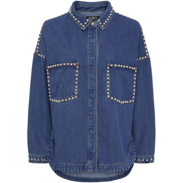 MARTA DU CHATEAU - SKJORTE - EILA MDC212-8304 - DENIM