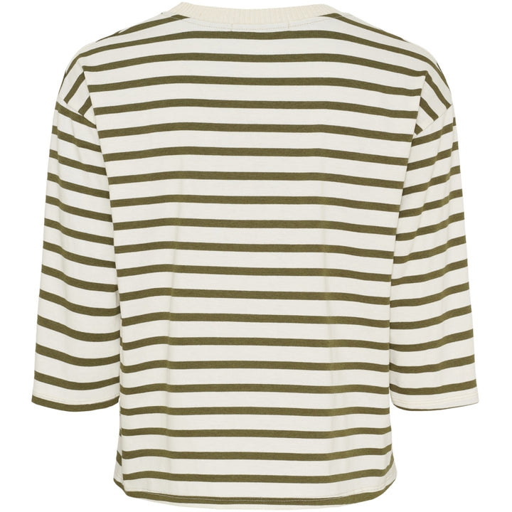 MARTA DU CHATEAU - T-SHIRT - BROOKLYN 58351 - BEIGE/MILITARY