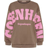 MARTA DU CHATEAU - SWEATSHIRT - HIBISCUS 22659 - FANGO