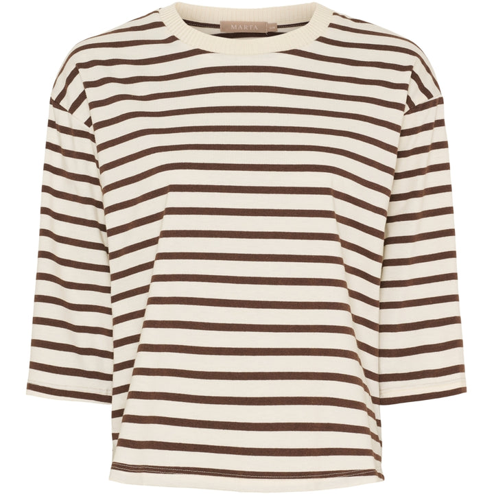 MARTA DU CHATEAU - T-SHIRT - BROOKLYN 58351 - BEIGE/MORO
