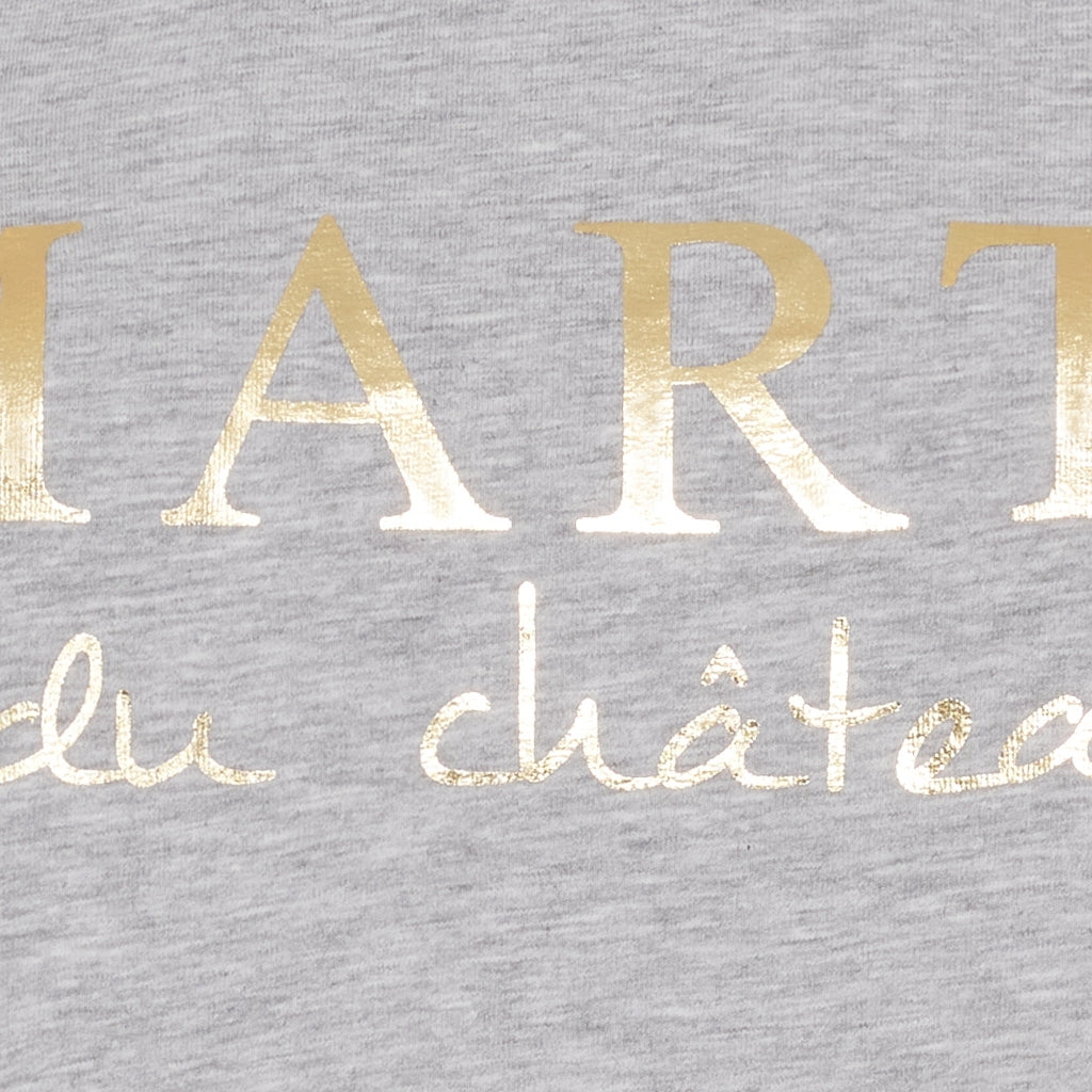 MARTA DU CHATEAU - T-SHIRT - JEANETTE MT-002 - GREY MELANGE