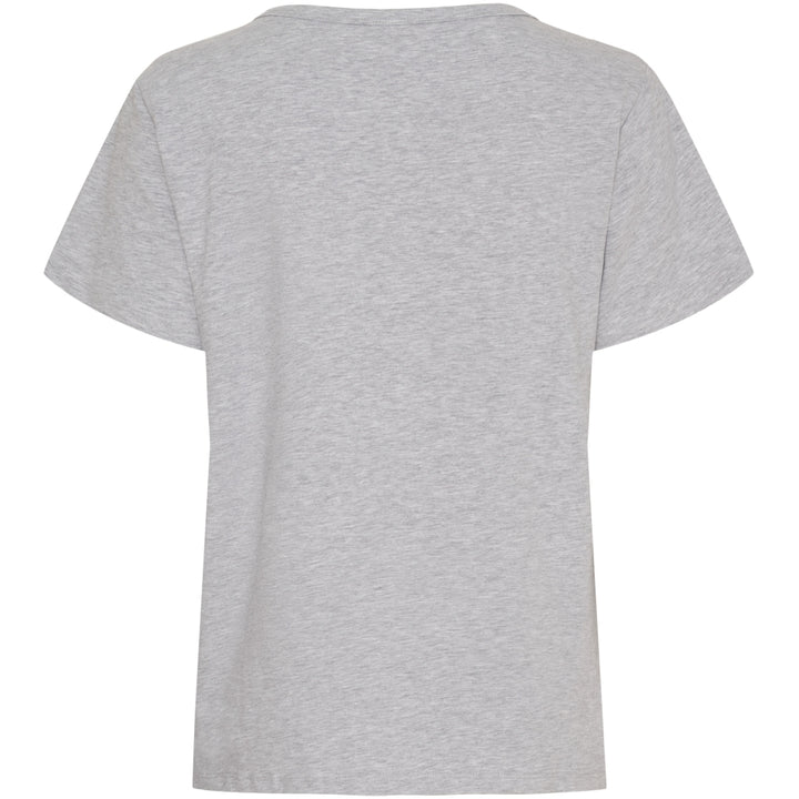 MARTA DU CHATEAU - T-SHIRT - JEANETTE MT-002 - GREY MELANGE