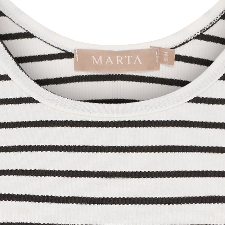 MARTA DU CHATEAU - TOP - MARINA 2499/B - BLACK