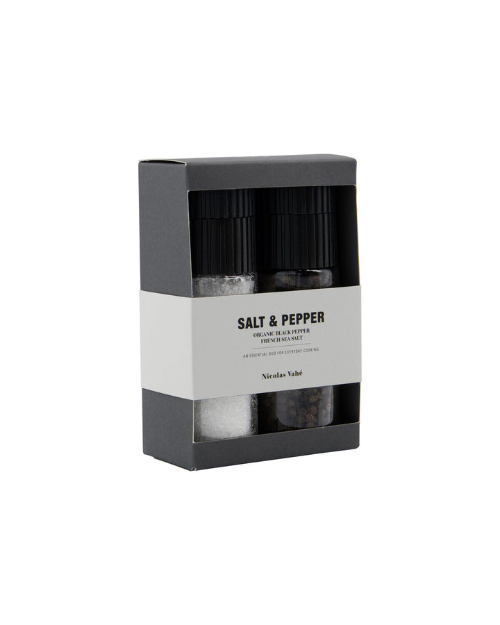 NICOLAS VAHÉ - GAVEÆSKE - French sea salt + pepper, black, organic, 60|120 g|g