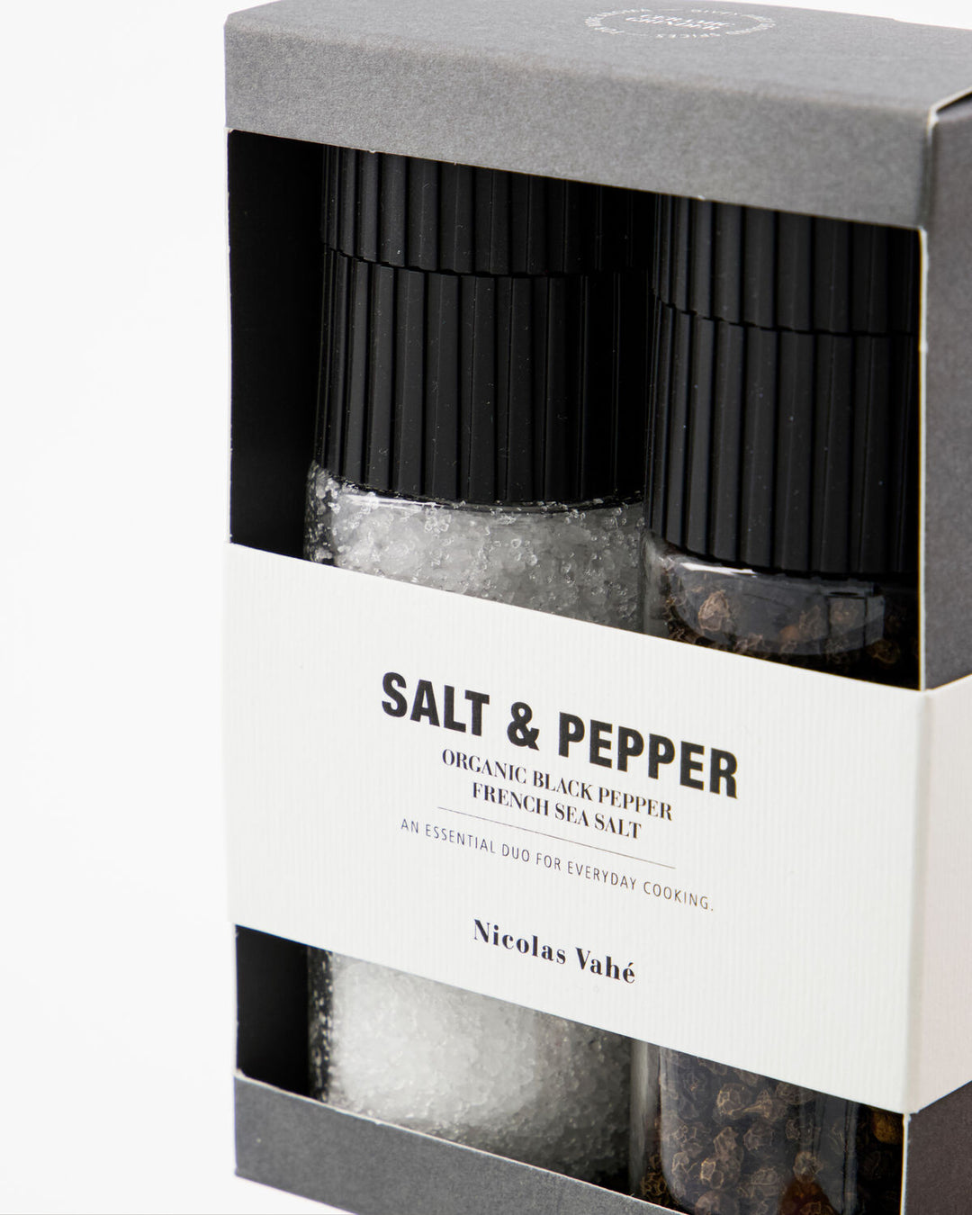 NICOLAS VAHÉ - GAVEÆSKE - French sea salt + pepper, black, organic, 60|120 g|g