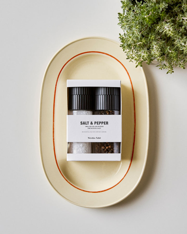 NICOLAS VAHÉ - GAVEÆSKE - French sea salt + pepper, black, organic, 60|120 g|g