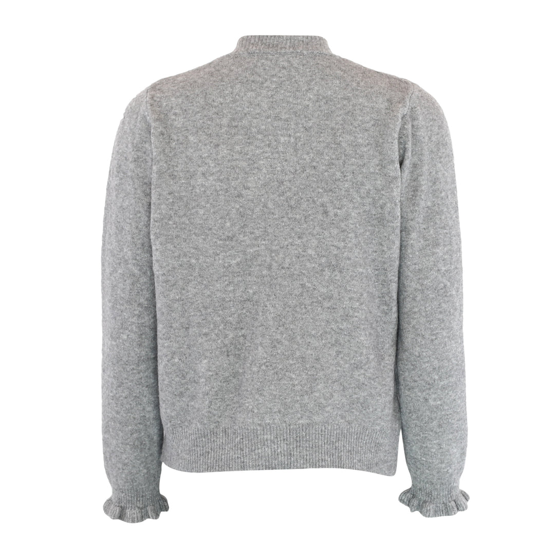 CONTINUE - CARDIGAN - SISSE GOLD 14896 - GREY