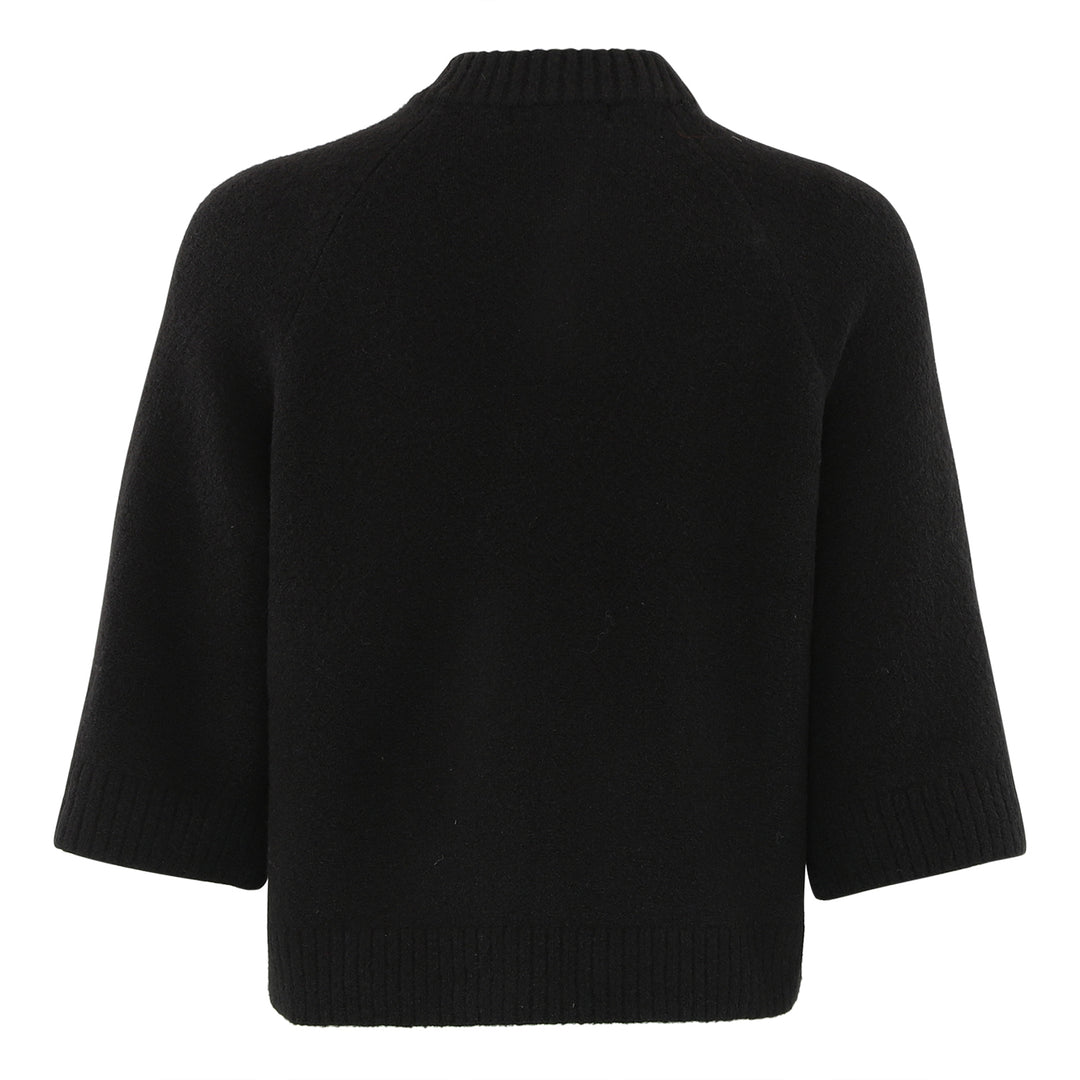 CONTINUE - CARDIGAN - ANNA 15070 - BLACK