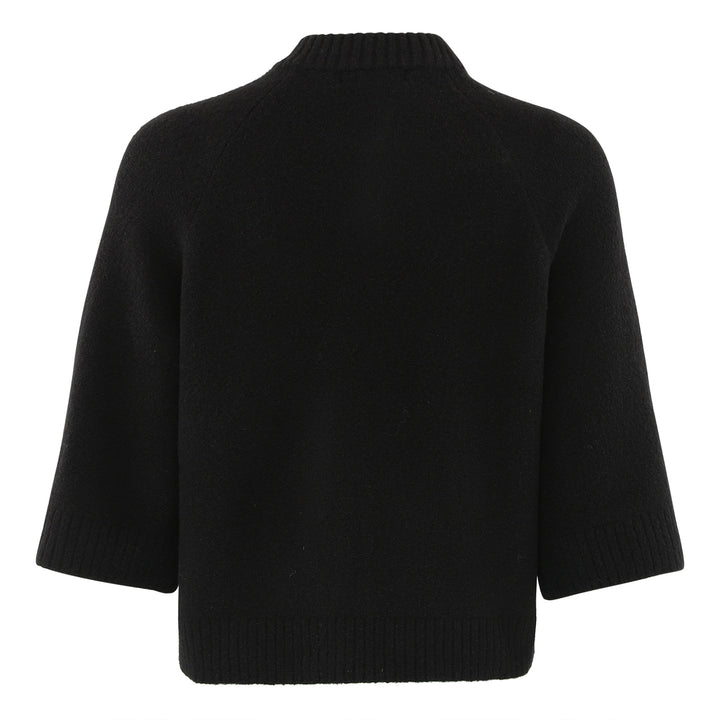 CONTINUE - CARDIGAN - ANNA 15070 - BLACK