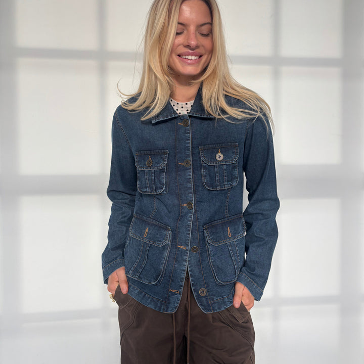 CONTINUE - JAKKE - HENRY 15133 - DENIM BLUE