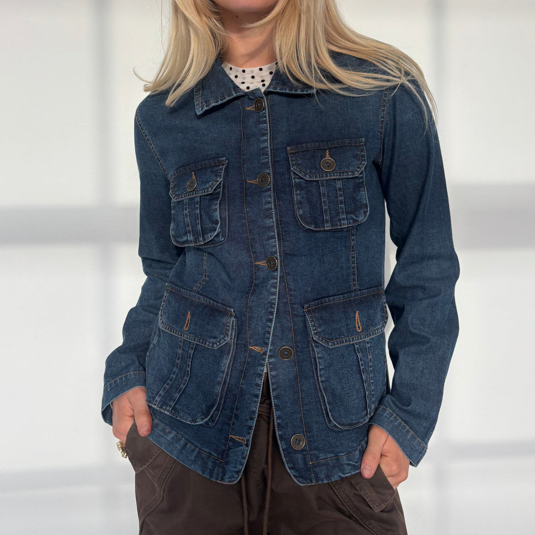 CONTINUE - JAKKE - HENRY 15133 - DENIM BLUE