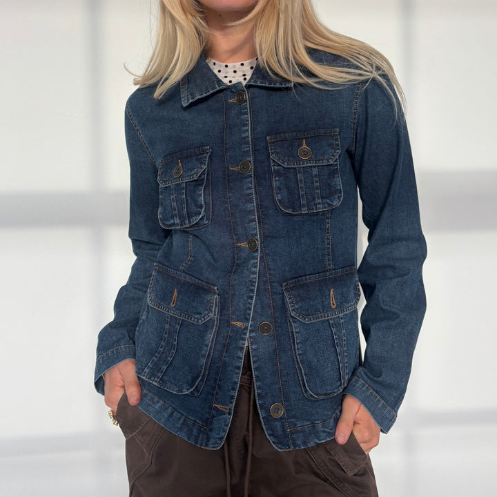 CONTINUE - JAKKE - HENRY 15133 - DENIM BLUE