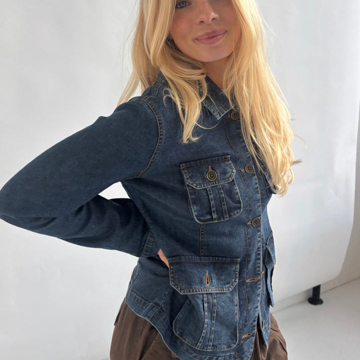 CONTINUE - JAKKE - HENRY 15133 - DENIM BLUE