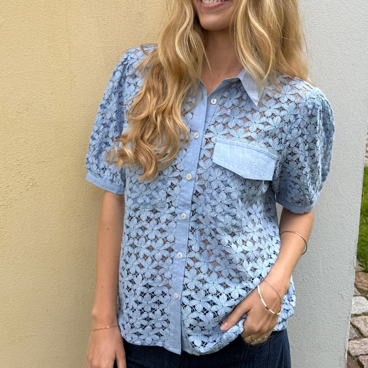 CONTINUE - BLUSE - CHARLOTTE - 15292 - BLUE