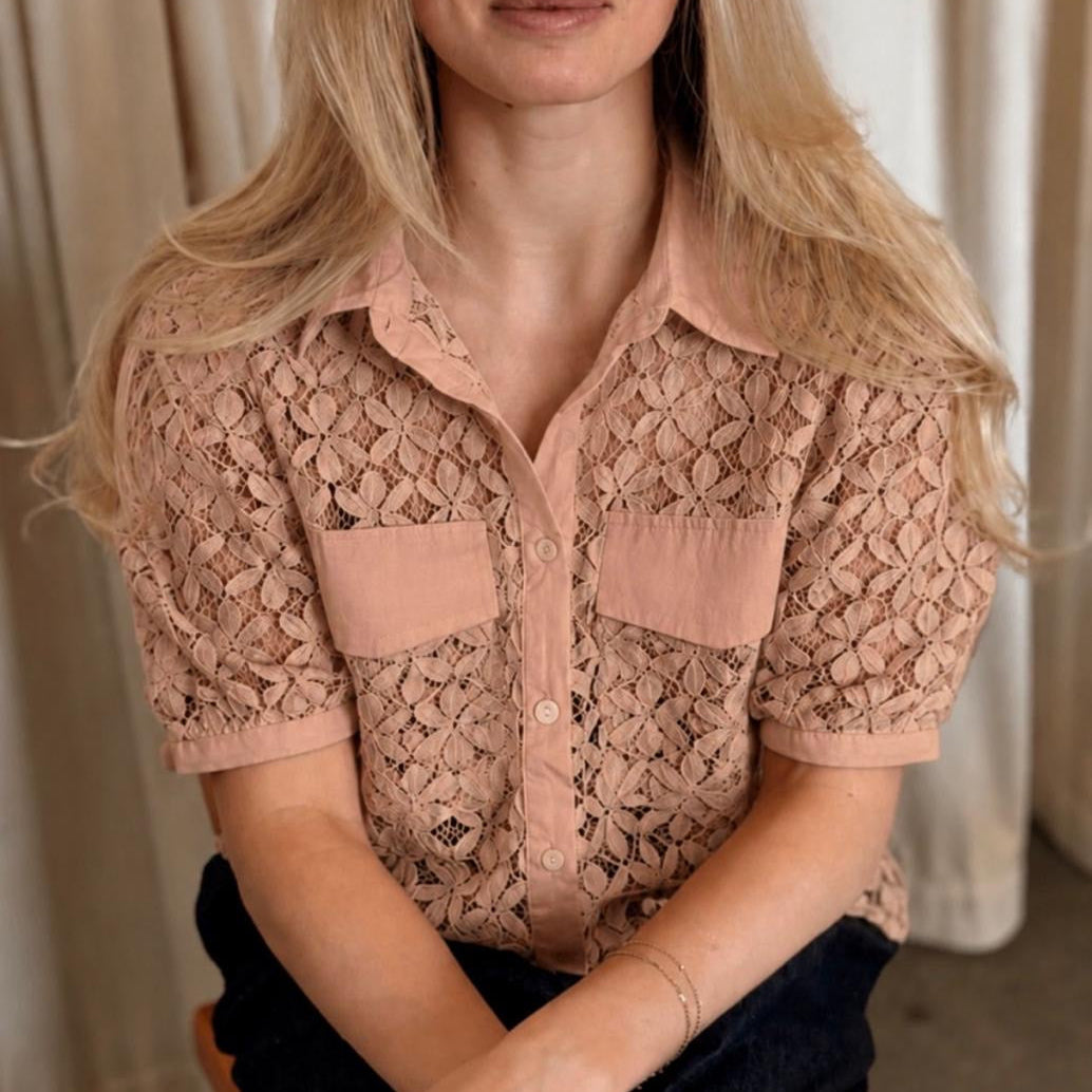 CONTINUE - BLUSE - CHARLOTTE - 15292 - NOUGAT