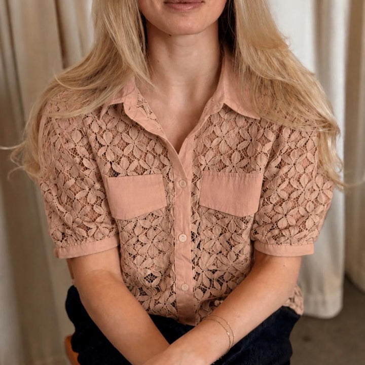CONTINUE - BLUSE - CHARLOTTE - 15292 - NOUGAT