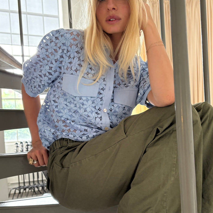 CONTINUE - BLUSE - CHARLOTTE - 15292 - BLUE
