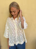 CONTINUE - SKJORTE - KLARA LACE - 15301 - OFFWHITE