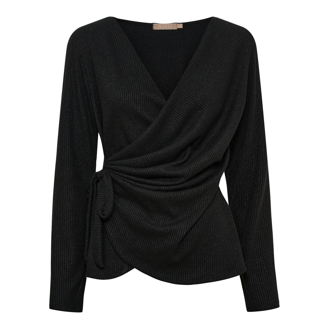 MARTA DU CHATEAU - BLUSE - TALINA 1612 - BLACK