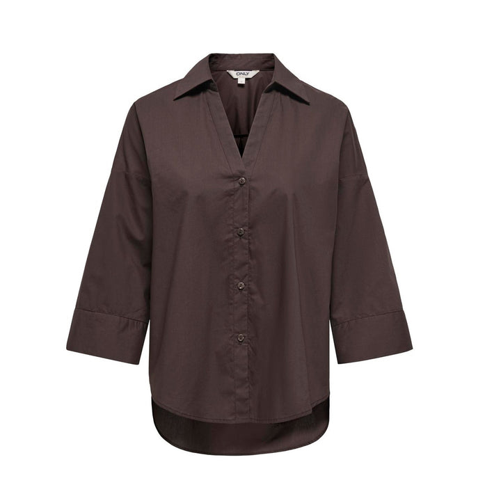 ONLY - SKJORTE - SAJA 15379411 - COFFEE BEAN