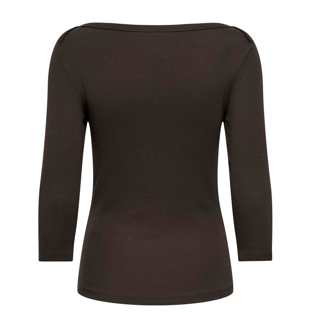 ONLY - TOP - KATHLINE 15392970 - COFFEE BEAN