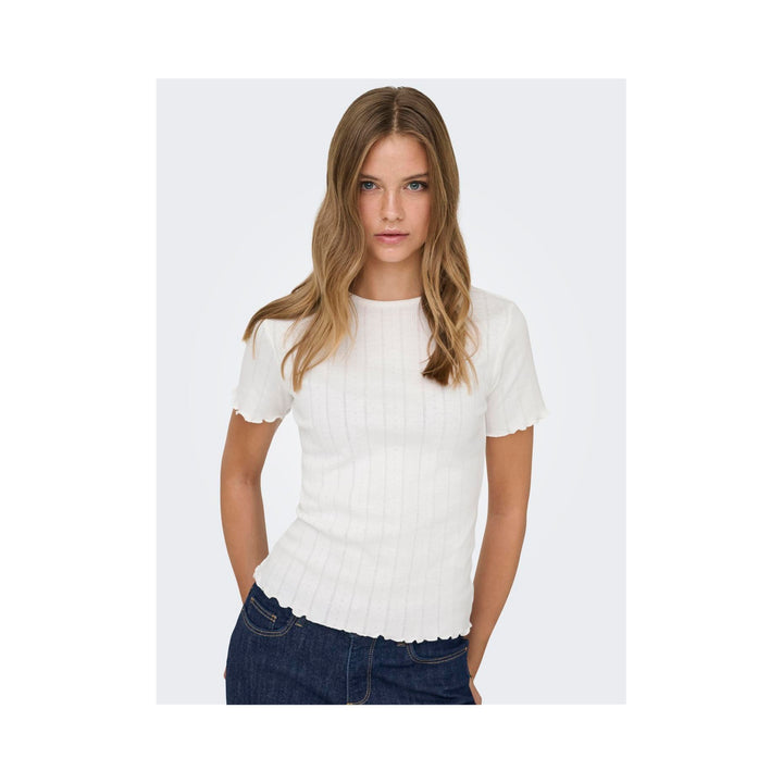 ONLY - T-SHIRT - TENNA 15367557 - CLOUD DANCER