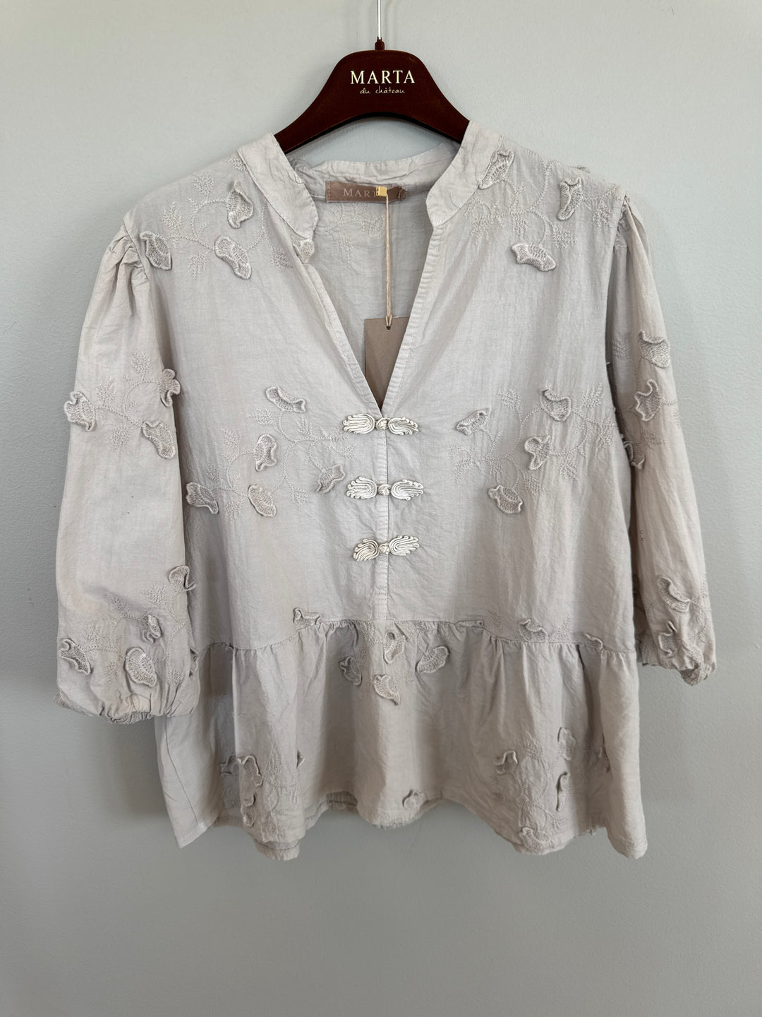 MARTA DU CHATEAU - BLUSE - SAFIYA - 202722 - BEIGE
