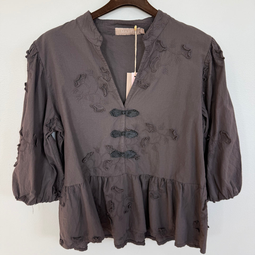 MARTA DU CHATEAU - BLUSE - SAFIYA - 202722 - CASTAGNO