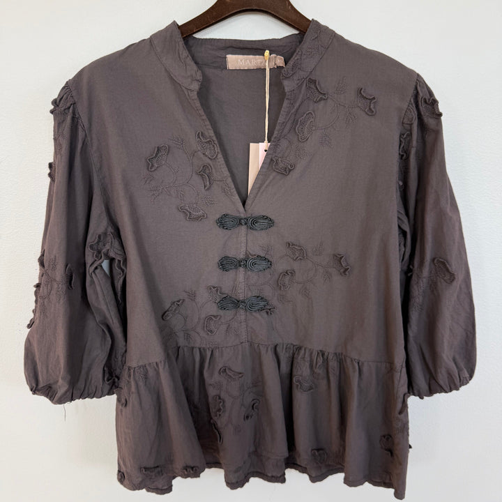 MARTA DU CHATEAU - BLUSE - SAFIYA - 202722 - CASTAGNO