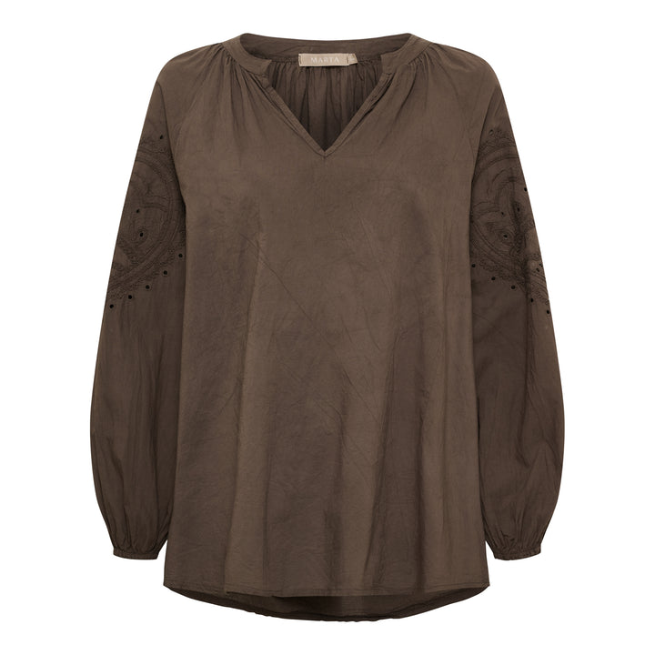 MARTA DU CHATEAU - BLUSE - SEVINA - 202742 - MORO