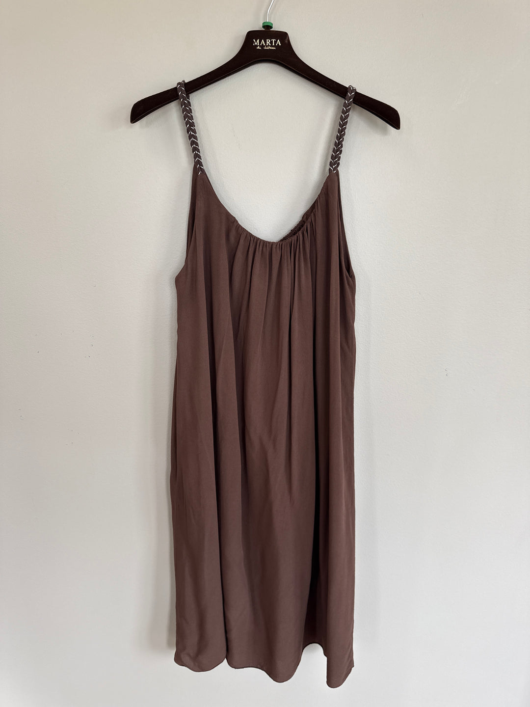 MARTA DU CHATEAU - KJOLE - NAT 20514 - CHOCOLATE