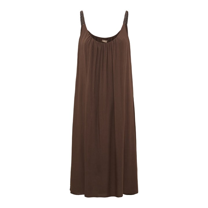 MARTA DU CHATEAU - KJOLE - NAT 20514 - CHOCOLATE