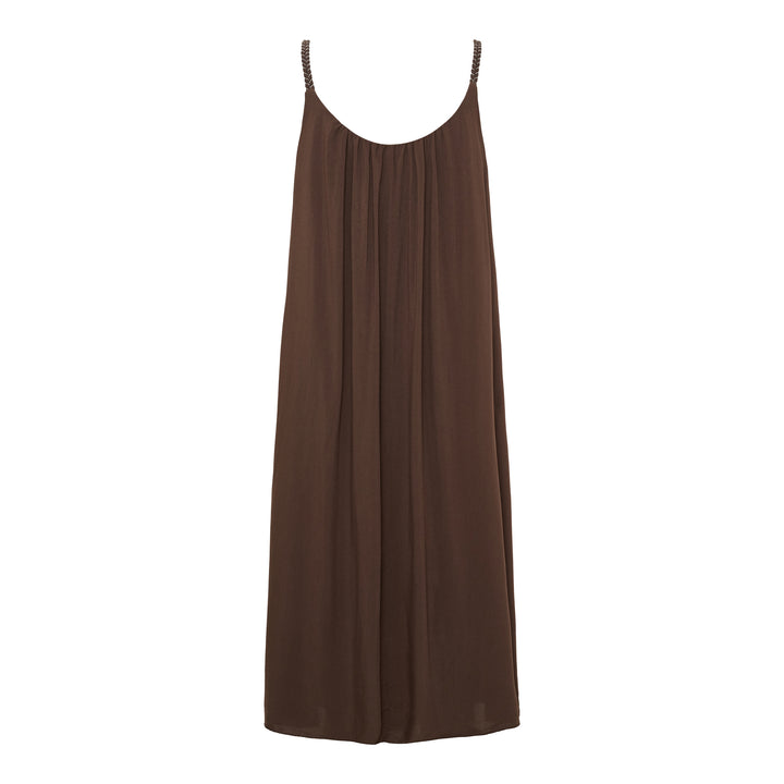 MARTA DU CHATEAU - KJOLE - NAT 20514 - CHOCOLATE