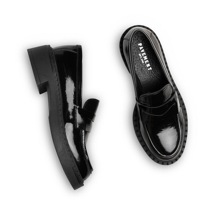 PAVEMENT - LOAFERS - NAYELI 21451-1 - BLACK POLIDO
