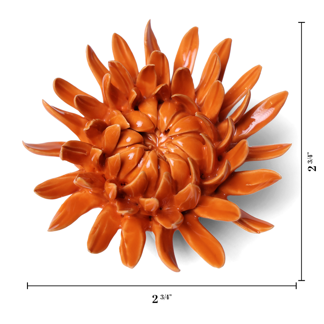 CHIVE CERAMICS - KERAMIK VÆGBLOMST - ORANGE SARAH MUM
