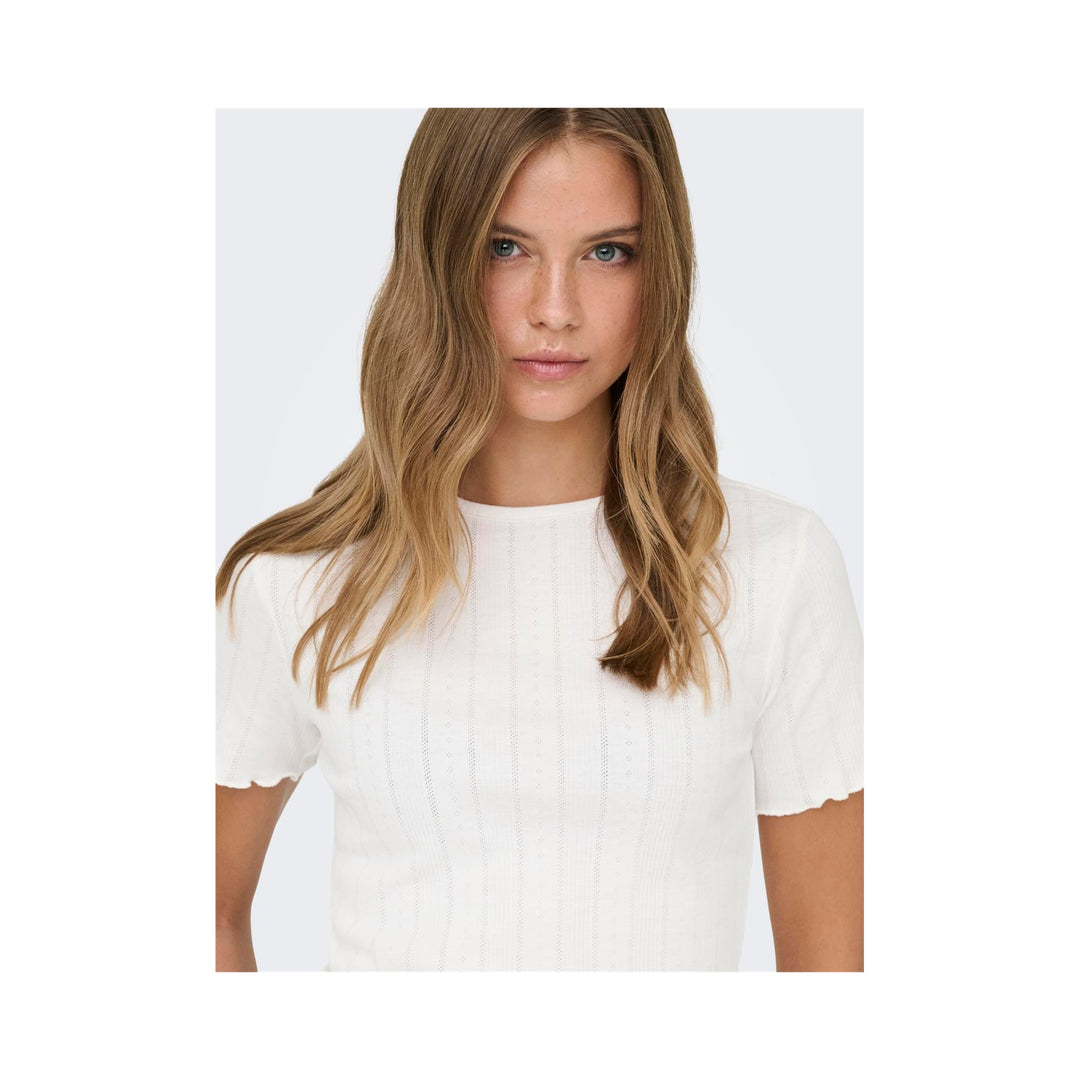 ONLY - T-SHIRT - TENNA 15367557 - CLOUD DANCER