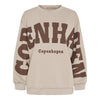MARTA DU CHATEAU - SWEATSHIRT - HIBISCUS 22659 - BEIGE