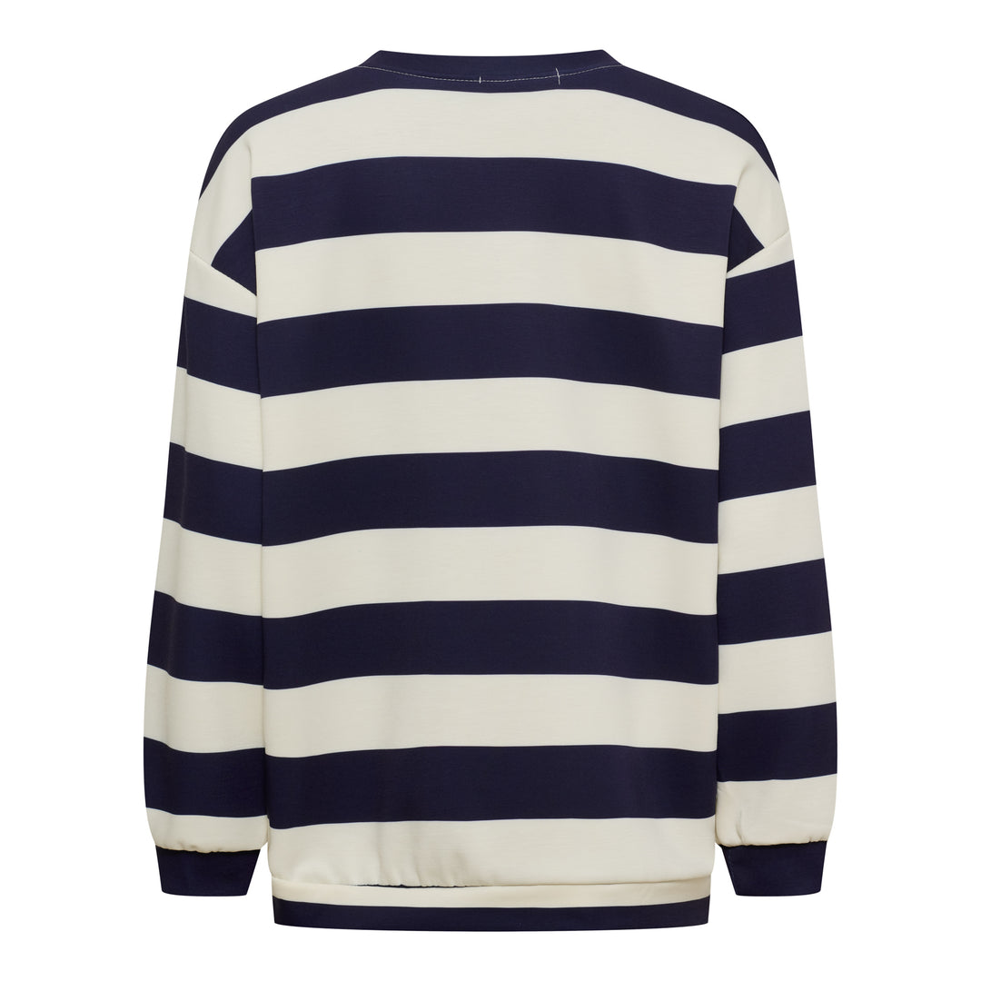 MARTA DU CHATEAU - SWEATSHIRT - NERINA - 22659S - BLUE/JEANS
