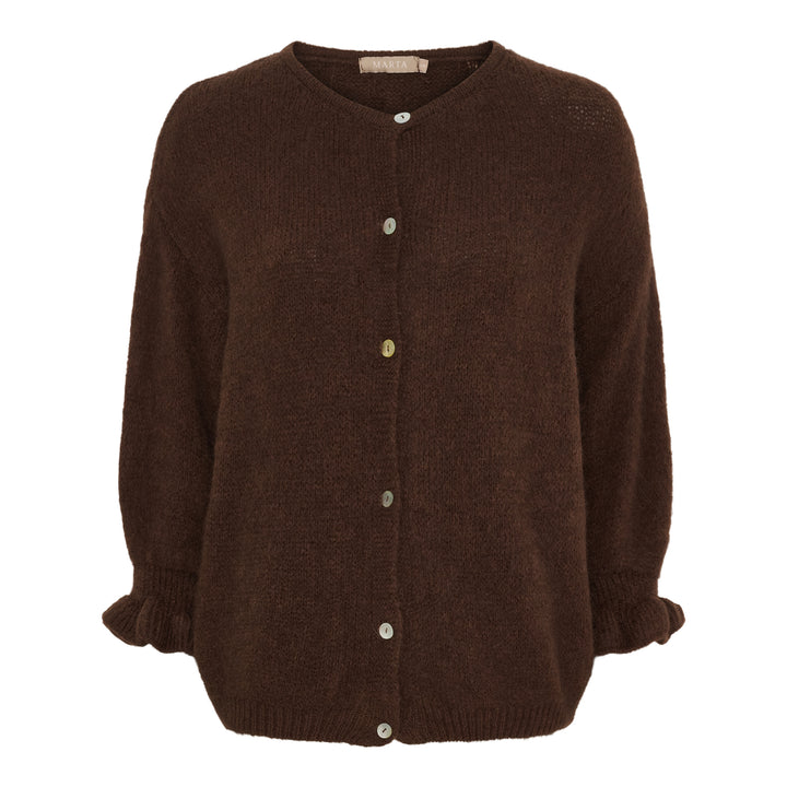 MARTA DU CHATEAU - CARDIGAN - JULIANA 2413 - CHOCO