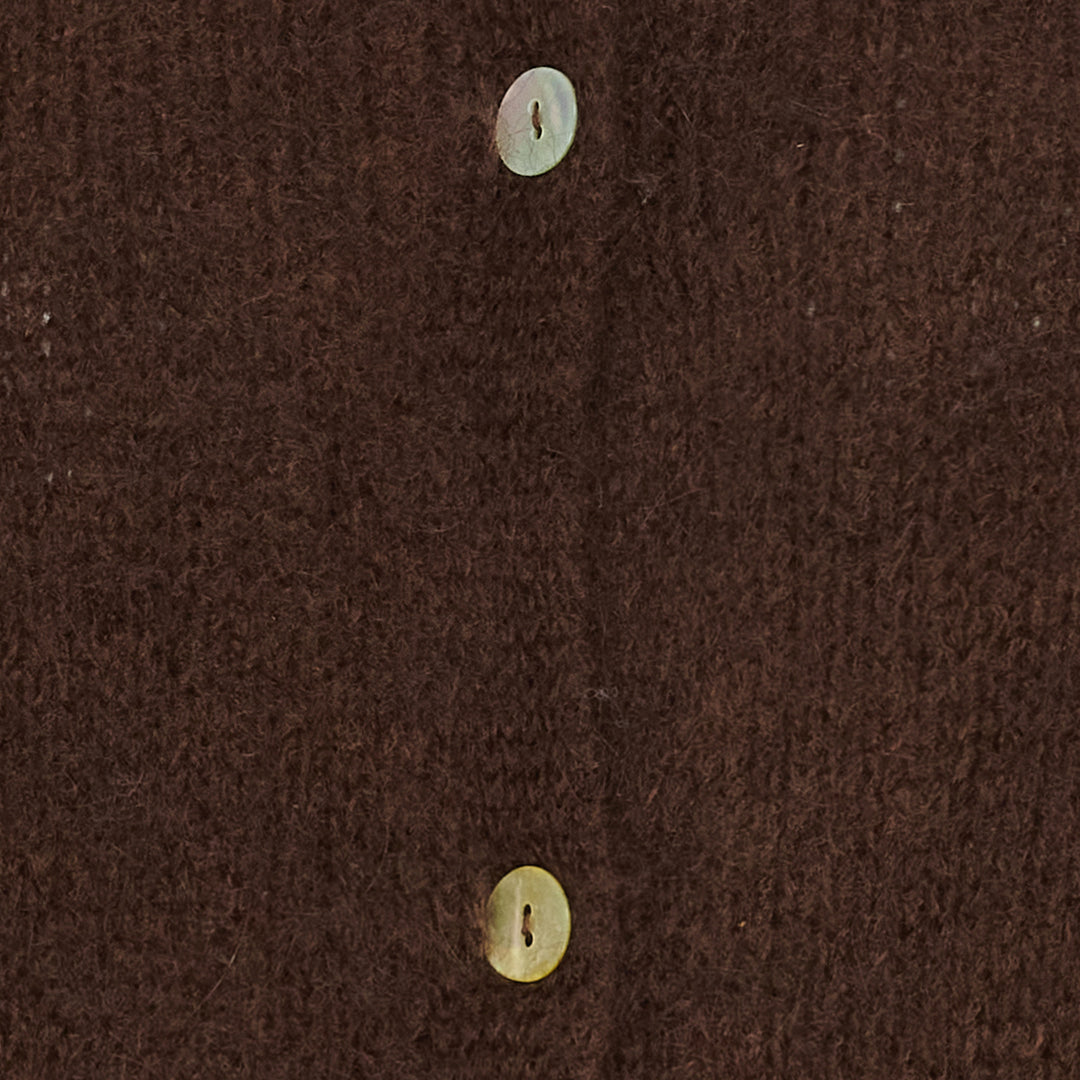 MARTA DU CHATEAU - CARDIGAN - JULIANA 2413 - CHOCO