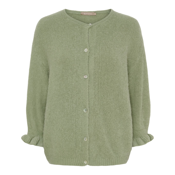 MARTA DU CHATEAU - CARDIGAN - JULIANA 2413 - SALVIA1178