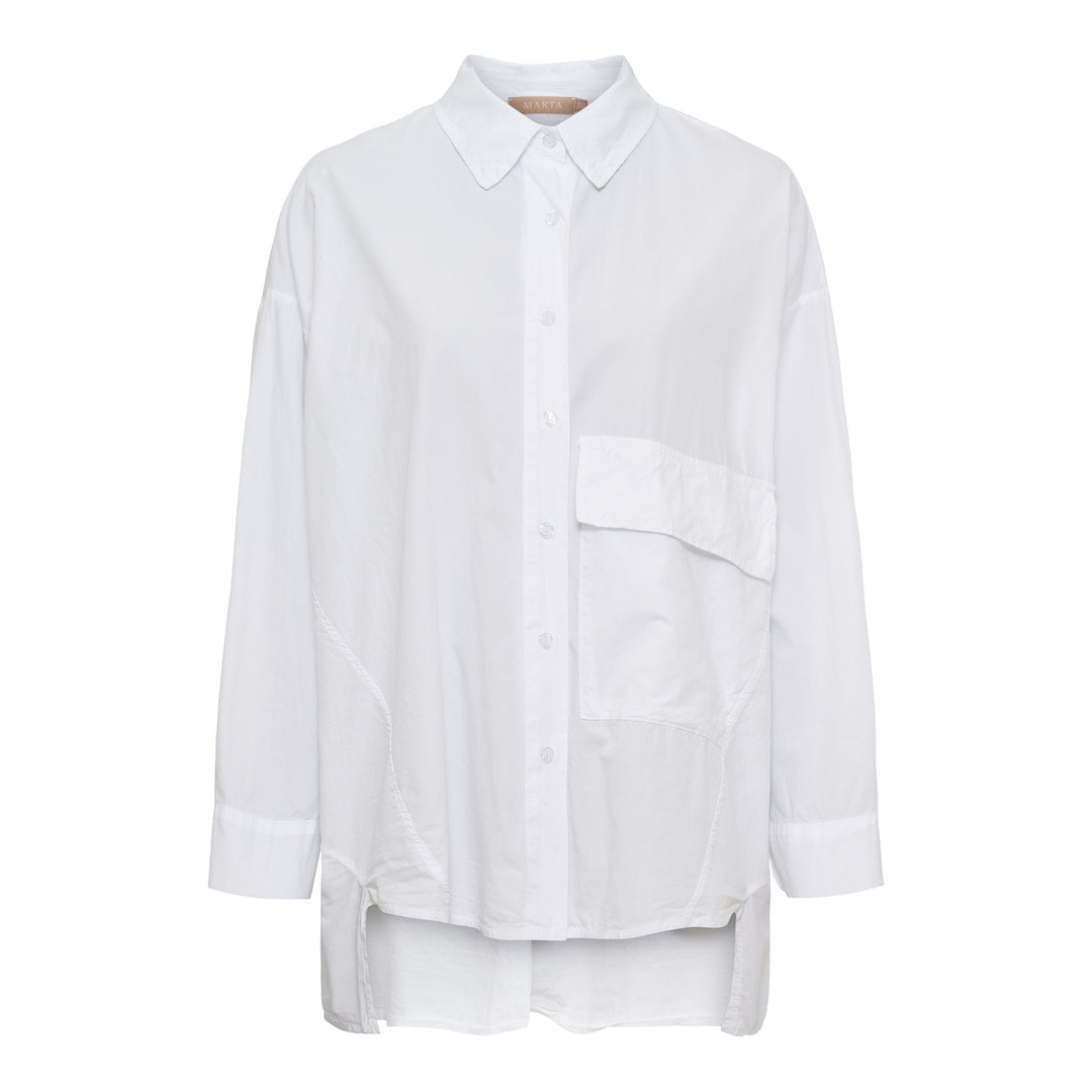 MARTA DU CHATEAU - SKJORTE - LISANDRA - 248056te- WHITE