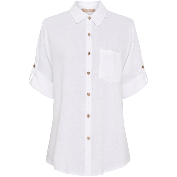 MARTA DU CHATEAU - SKJORTE - KIARA 258354 - OPTICAL WHITE