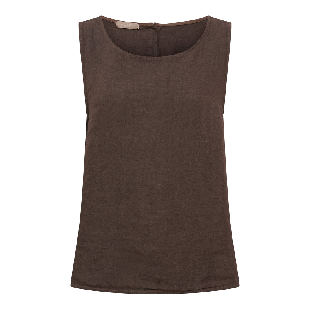 MARTA DU CHATEAU - TOP - ALESSIA 258917 - MOCCA